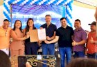 Ao lado do Deputado Arthur Lira, Prefeita Marcela assina ordem de serviço para 4 km de pavimentação nas agrovilas
